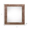 4" x 4" Brown Wood Tabletop Picture Frame