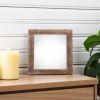 4" x 4" Brown Wood Tabletop Picture Frame
