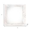 4" x 4" White Wood Tabletop Picture Frame