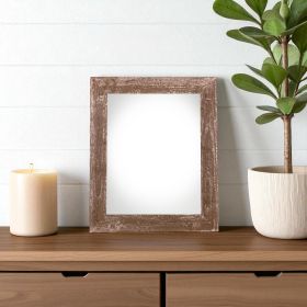 4" x 6" Brown Wood Tabletop Picture Frame