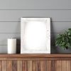 4" x 6" White Wood Tabletop Picture Frame