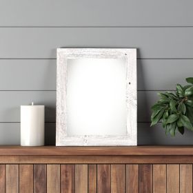4" x 6" White Wood Tabletop Picture Frame