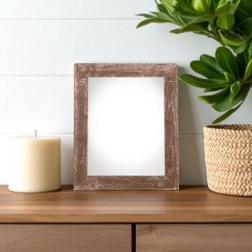 5" x 7" Brown Wood Tabletop Picture Frame