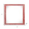 6" x 6" Red Wood Tabletop Picture Frame