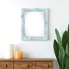 9" x 12" Blue Wood Hanging Picture Frame