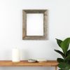 9" x 12" Gray Wood Hanging Picture Frame