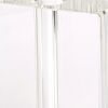 6" Clear Square Crystal Glass Table Vase