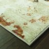 3' X 5' Beige And Black Area Rug