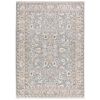 8' X 11' Blue And Ivory Oriental Distressed Area Rug