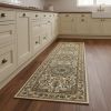 8' Beige And Ivory Runner Rug