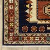 12' Blue And Beige Wool Handmade Runner Rug