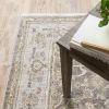 3' X 5' Beige Grey Machine Woven Oriental Indoor Area Rug