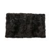 3' X 5' Black Natural Rectangular Sheepskin Area Rug