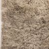 3' X 5' Taupe Genuine Sheepskin Area Rug