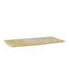 2' X 5' Natural Off White Medical Grade Double Sheepskin Throw Blanket