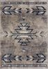 8' X 11' Blue And Beige Southwestern Area Rug