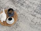 13' Blue And Ivory Abstract Runner Rug