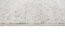10' Ivory And Gray Ikat Runner Rug