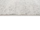 8' X 11' Ivory Distressed Ikat Pattern Area Rug