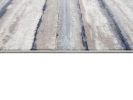 5' X 8' Blue And Beige Distressed Stripes Area Rug