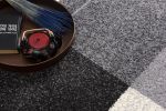 5' X 8' Gray Modern Geometric Area Rug