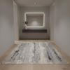 4' X 6' Gray Modern Abstract Area Rug