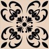 8" x 8" Cream Peel And Stick Removable Tiles