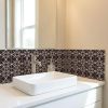 4" X 4" The Clover Peel And Stick Removable Tiles