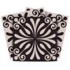 5" X 5" Cinnamon Swirl Peel And Stick Removable Tiles