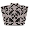 8" x 8" Dark Gray Peel And Stick Removable Tiles