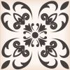 8" x 8" Brown And White Vinyl Peel And Stick Removable Tiles