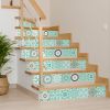 8" x 8" Mint Green Vinyl Peel And Stick Removable Tiles