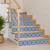 6" X 6" Wedgwood Blue And White  Peel And Stick Removable Tiles