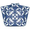6" X 6" Wedgwood Blue And White  Peel And Stick Removable Tiles