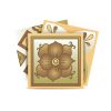 8" x 8" Beige And White Vinyl Peel And Stick Removable Tiles