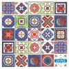 7" x 7" Terra Cotta Peel And Stick Removable Tiles