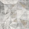 4' X 6' Grey Abstract Area Rug