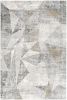 7' X 10' Gray Distressed Prism Modern Area Rug