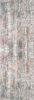 2' X 13' Gray Abstract Pattern Runner Rug