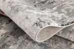 2' X 15' Gray Abstract Pattern Runner Rug