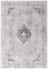 4' X 6' Grey Oriental Area Rug