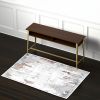4' X 6' Gray And Ivory Modern Abstract Area Rug