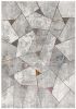 8' X 11' Grey Geometric Area Rug