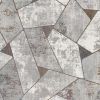 8' X 11' Grey Geometric Area Rug