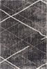 7' X 9' Gray Modern Distressed Lines Area Rug