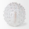 6" White Ceramic Puffer Fish Tabletop Sculpture
