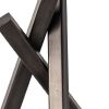 10" Black Metal Abstract Tabletop Sculpture