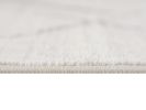 13' Gray And Ivory Geometric Runner Rug