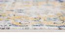 15' Blue And Yellow Floral Runner Rug
