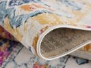2' X 5' Gold and Ivory Southwestern Area Rug